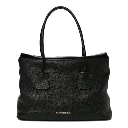 Burberry London Grainy Calfskin Medium Baynard Tote Black 1 of 14