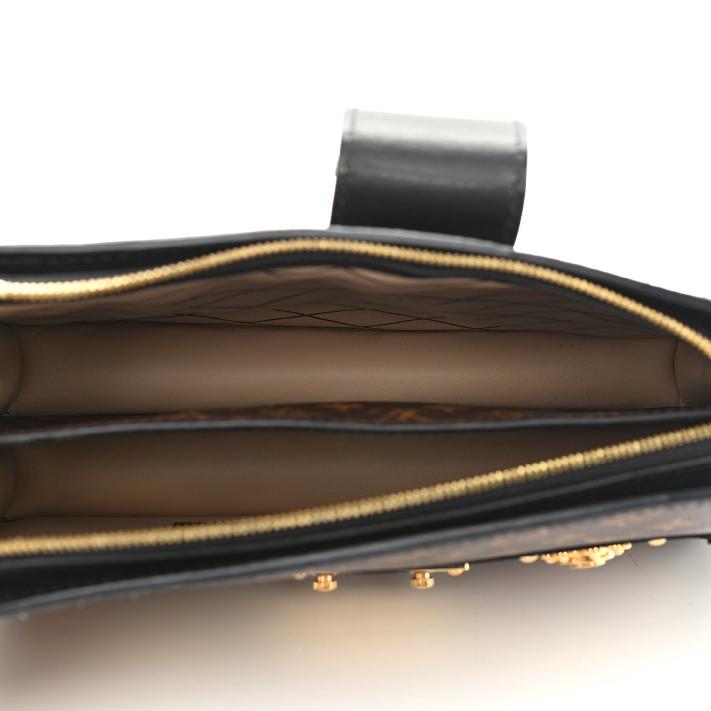Reverse Monogram Trunk Clutch