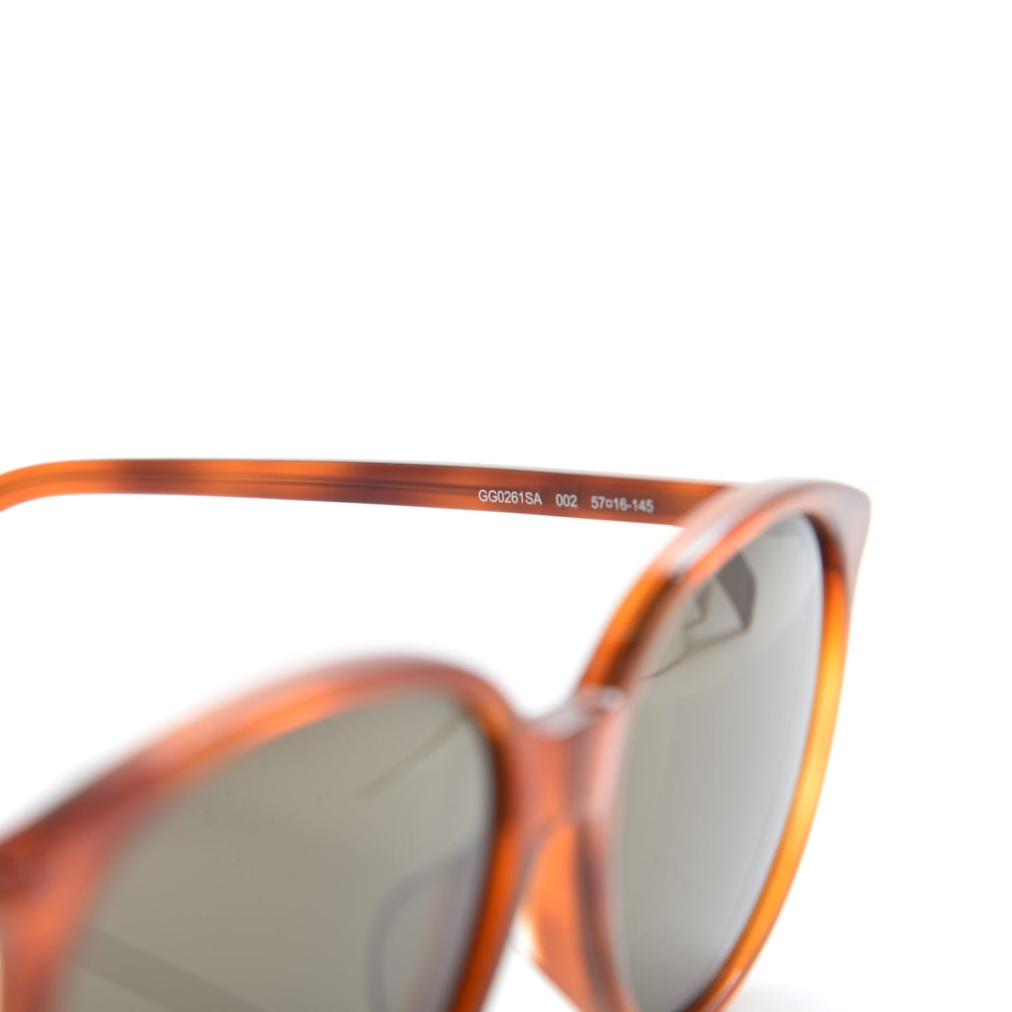 Acetate Frame Sunglasses GG0261SA Havana