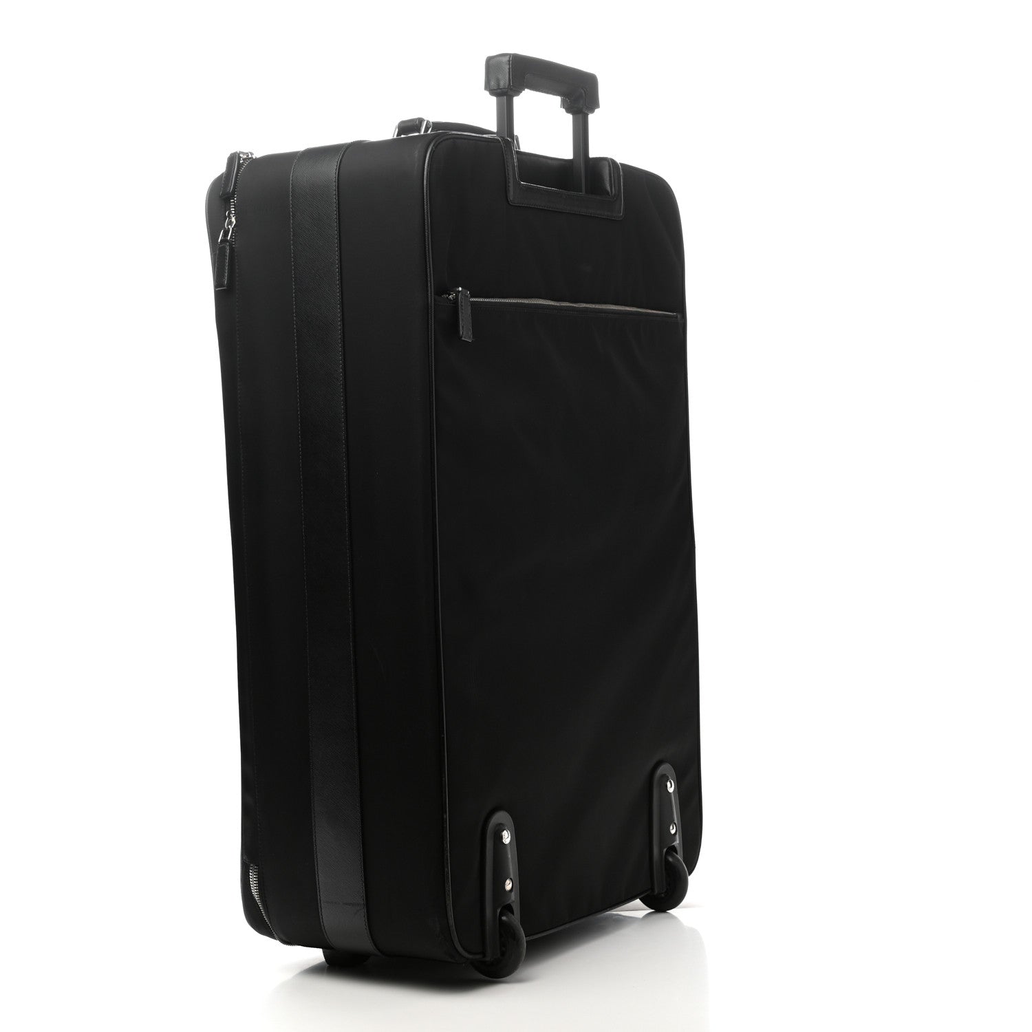 Prada Tessuto Nylon Saffiano Suitcase Black 2 of 13