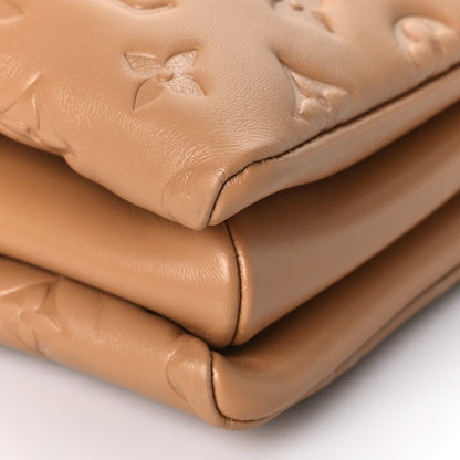 Louis Vuitton Lambskin Embossed Monogram Coussin PM Camel 9 of 9