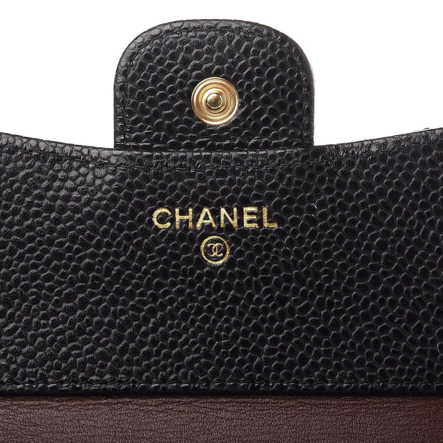Chanel Caviar Quilted Compact Flap Wallet Black 6 of 8