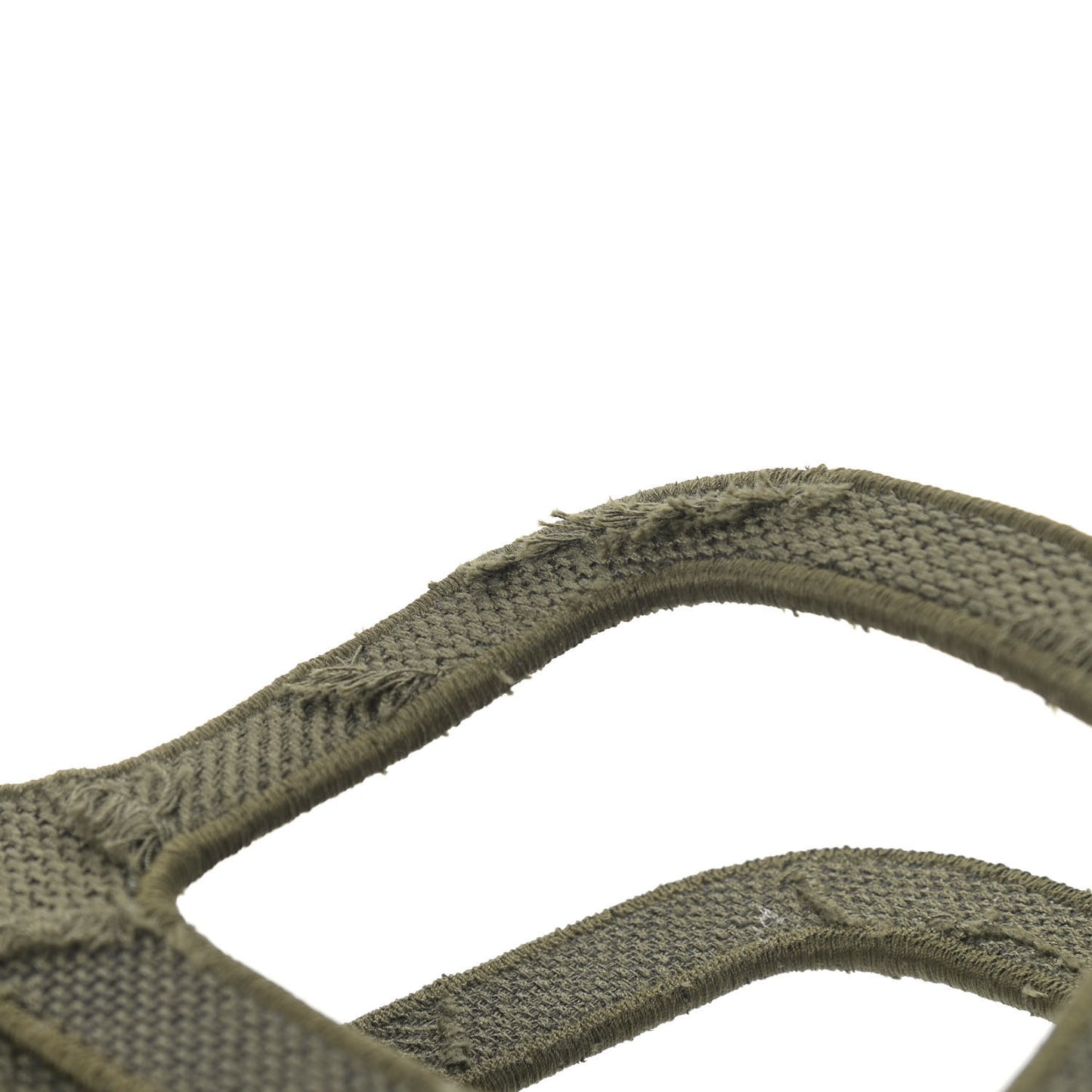 Canvas Embroidered Camouflage Mini Book Tote Green