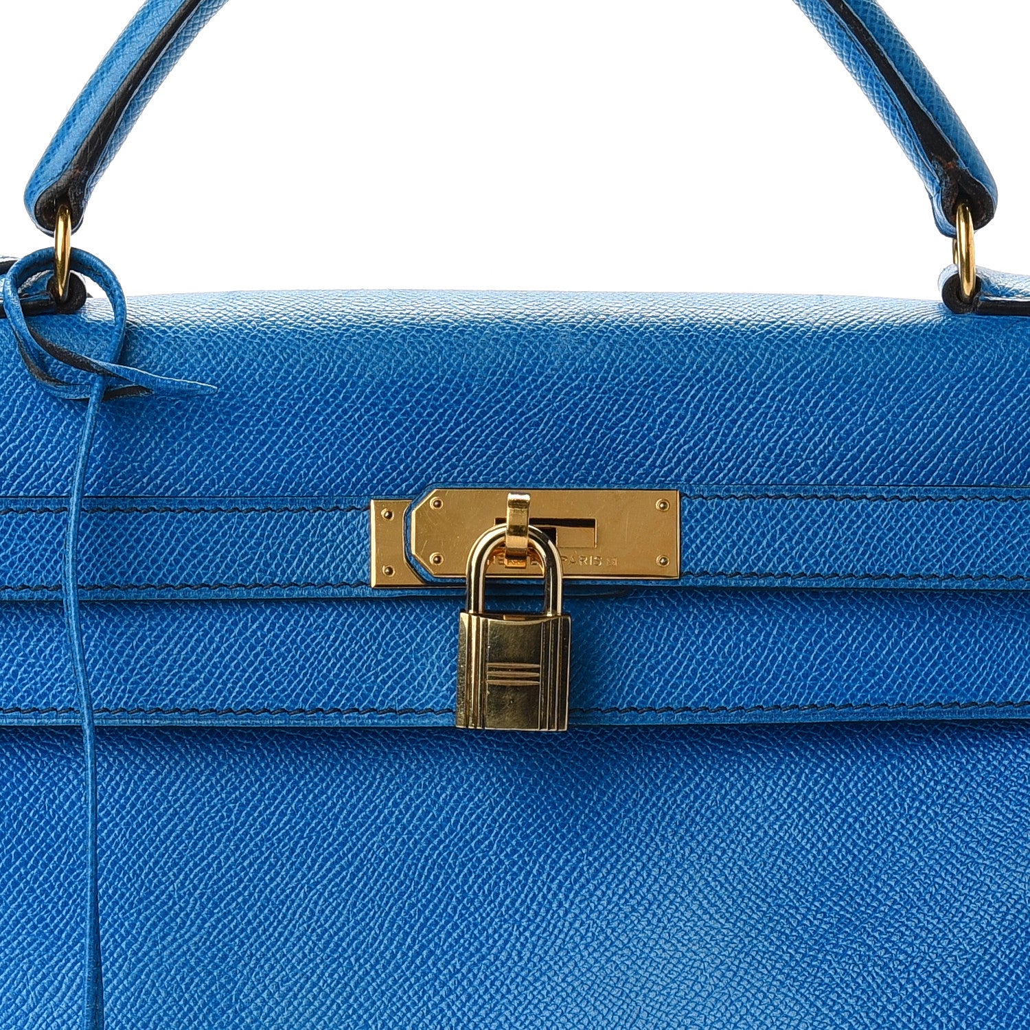 Hermes Courchevel Kelly Retourne 32 Bleu France 10 of 18