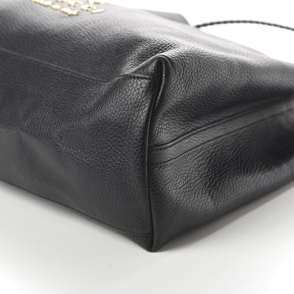 Gucci Calfskin Large Gifford Braided Handle Tote Black 7 of 10