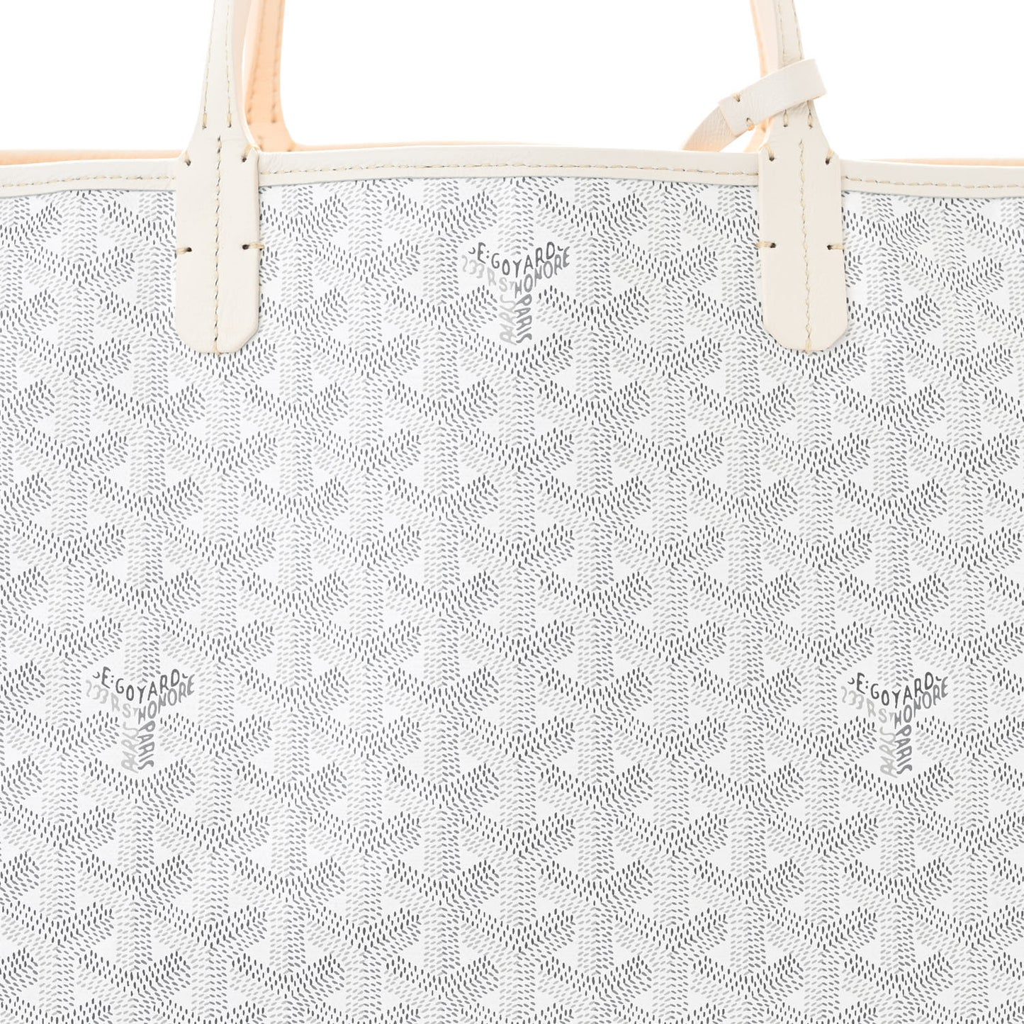 Goyardine Reversible Anjou PM White