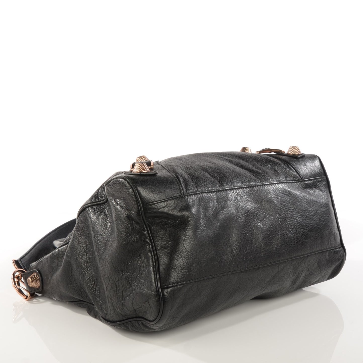Agneau Giant 21 Rose Gold Hardware Velo Black