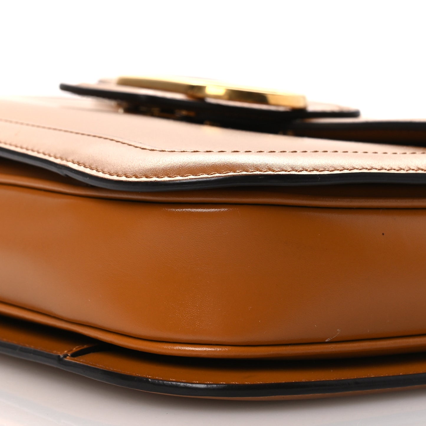 Smooth Calfskin 9to5 Shoulder Bag Tan