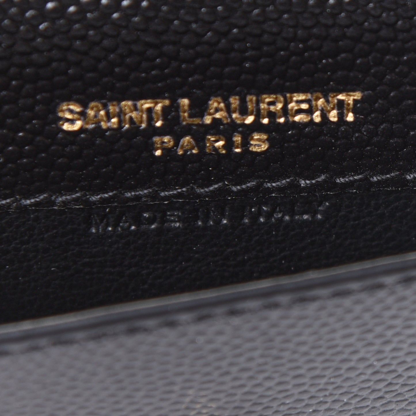 Grain De Poudre Uptown Monogram Card Case Black