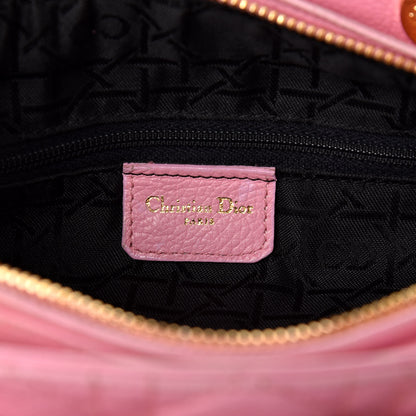 Christian Dior Grained Calfskin Cannage Medium Lady Dior Pink 6 of 29