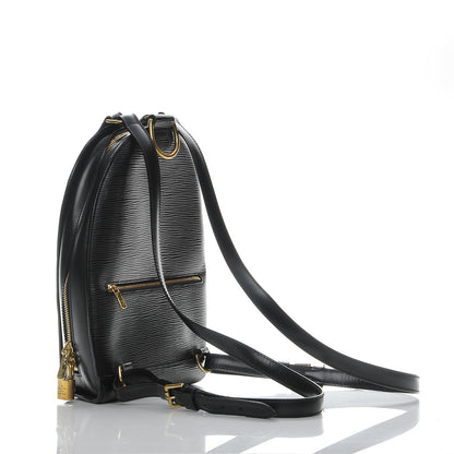 Louis Vuitton Epi Mabillon Backpack Black 3 of 8