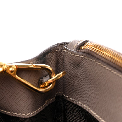 Prada Saffiano Small Galleria Double Zip Tote Argilla 19 of 29
