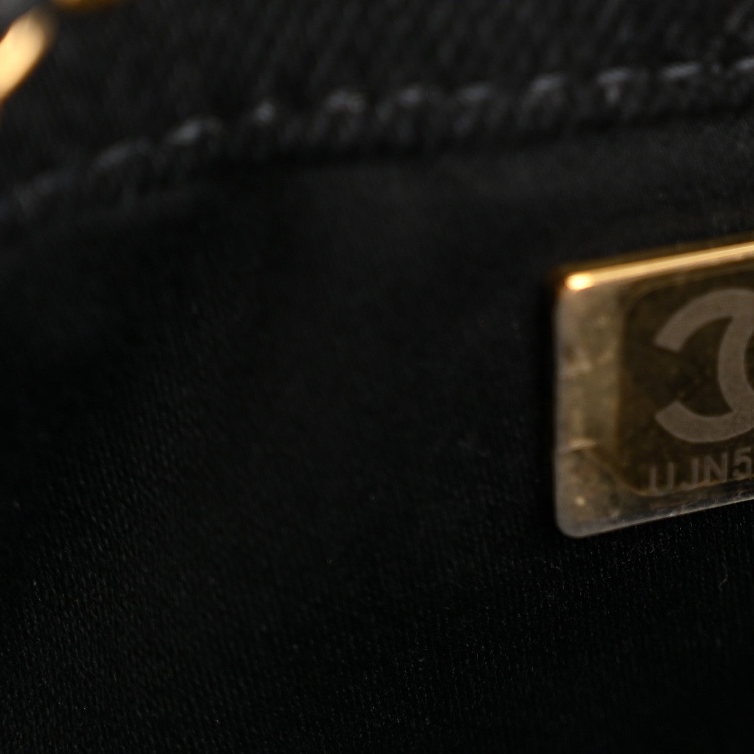 Chanel Washed Denim Quilted Small Chanel 25 Handbag Black 7 of 10