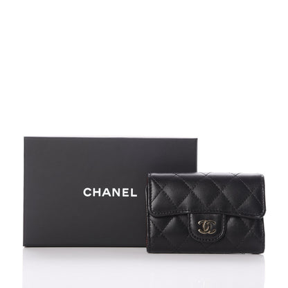 Chanel Lambskin Quilted 4 Key Holder Black 9 of 9