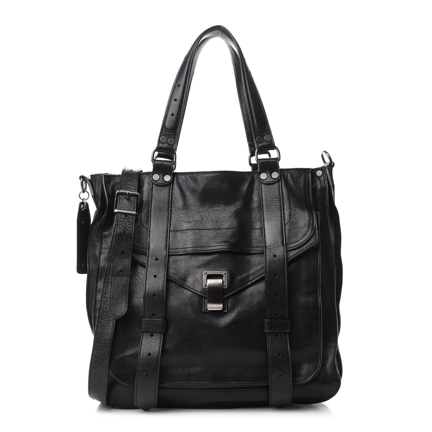 Lambskin PS1 Tote Black