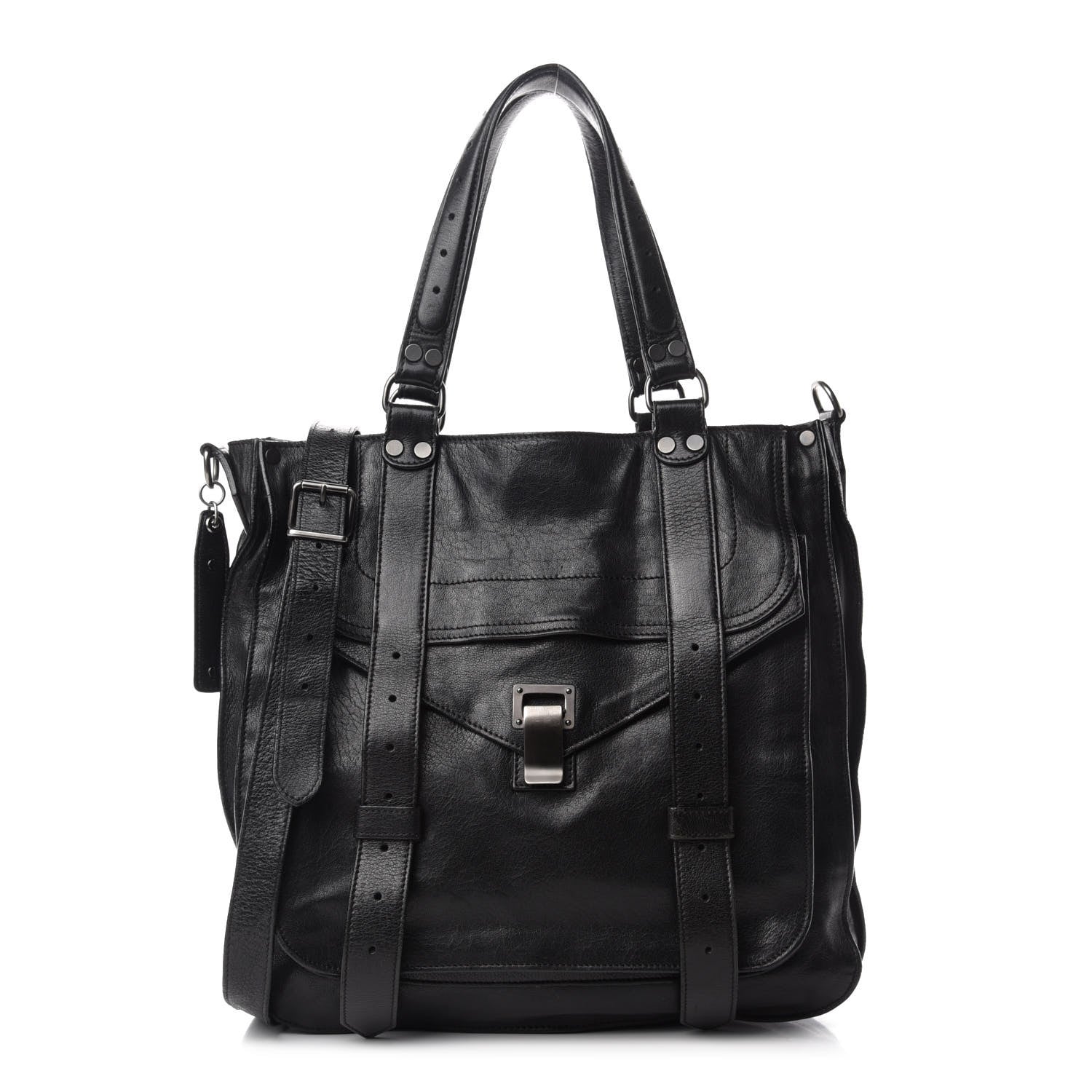 Proenza Schouler Lambskin PS1 Tote Black 1 of 14