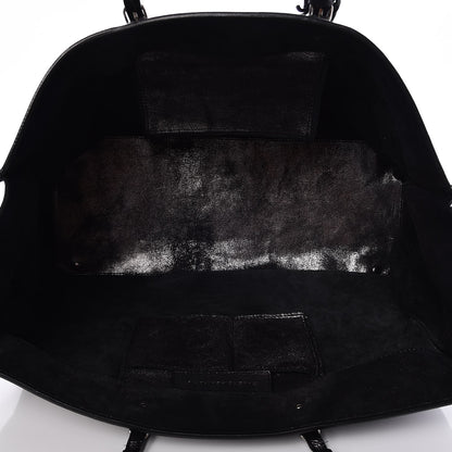 Balenciaga Metallic Calfskin Milkyway Papier A4 Tote Black 5 of 7