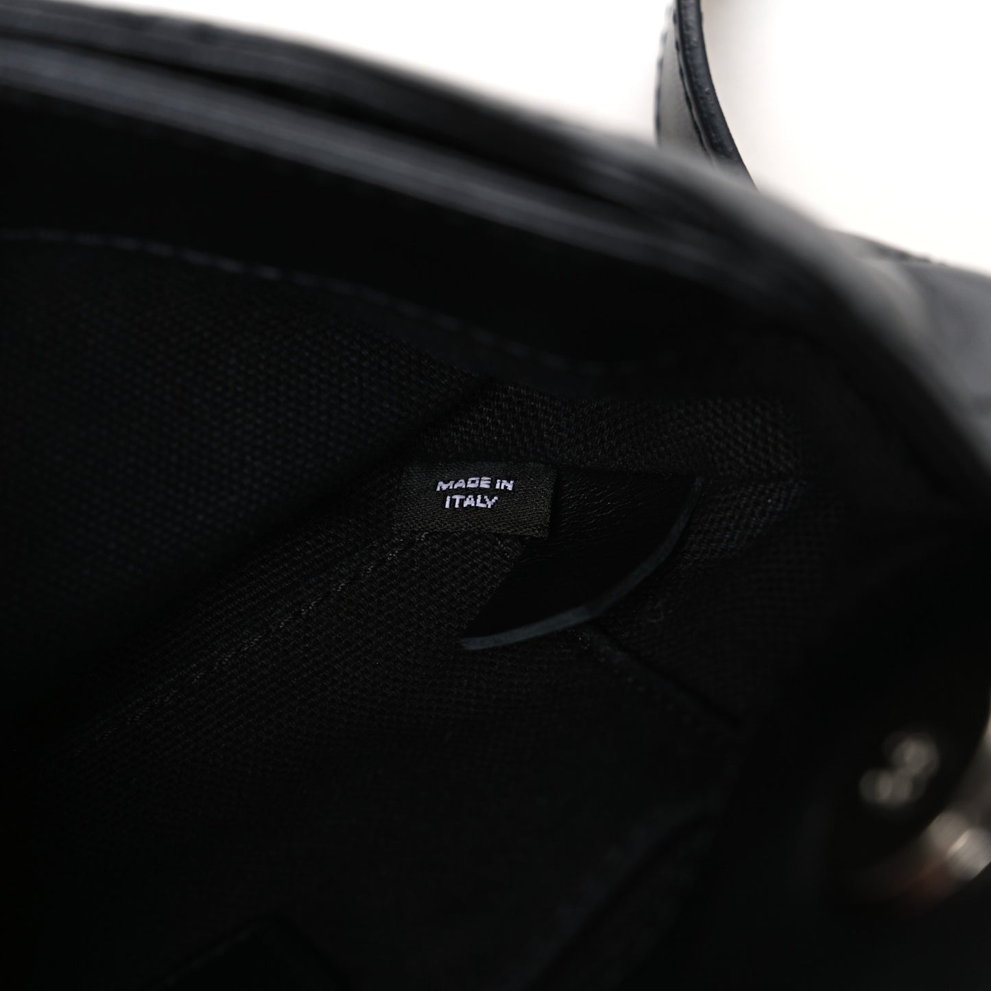 Calfskin Quilted CC Uniform Flap Belt Bag Black
