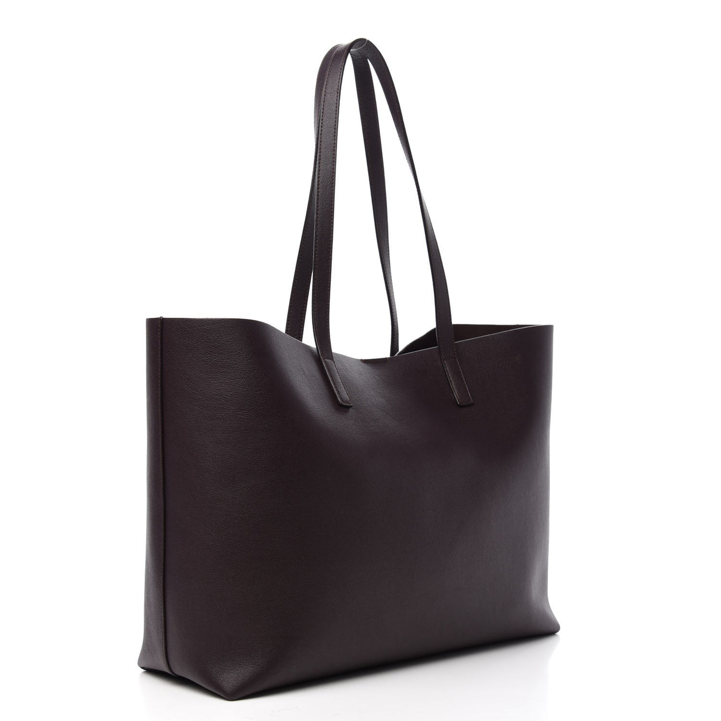 Calfskin Large Shopping Tote Amaranto