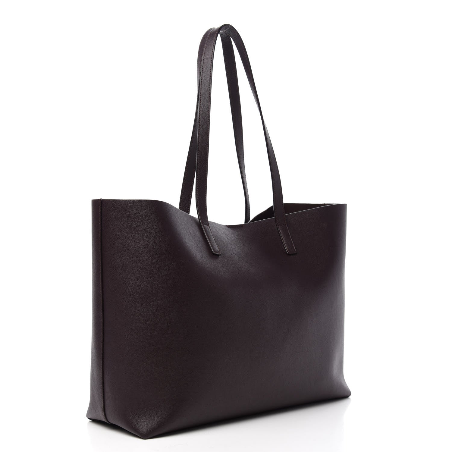 Saint Laurent Calfskin Large Shopping Tote Amaranto 4 of 13