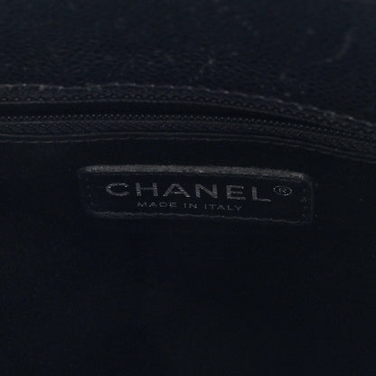 Chanel Caviar Quilted Grand Shopping Tote GST Black 6 of 10