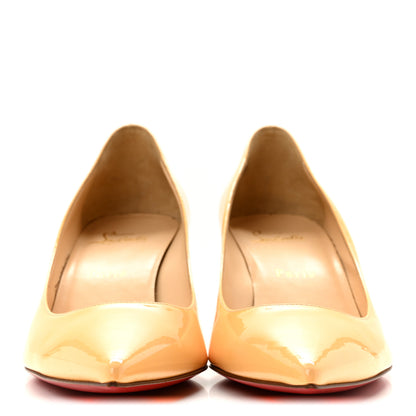 Christian Louboutin Patent Pigalle Follies 55 Pumps 39 Poudre 2 of 8