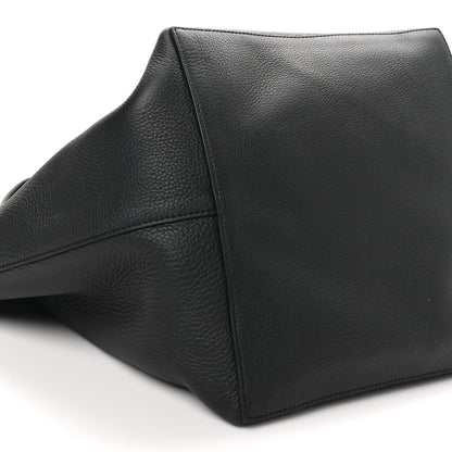 The Row Grained Calfskin Park Tote Three Black 9 of 10