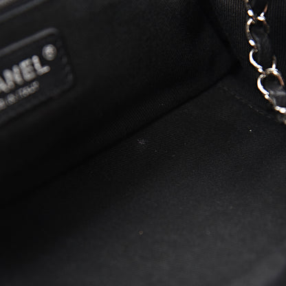 Chanel Calfskin Diamond Stitch Accordion Flap Black 11 of 14