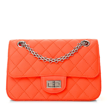 Chanel Sheepskin Quilted 2.55 Reissue Mini Flap Orange 1 of 10