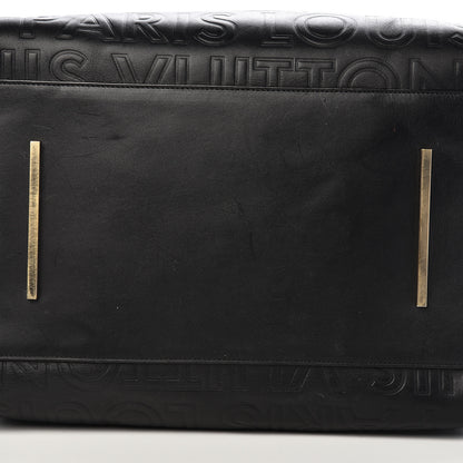 Louis Vuitton Calfskin Embossed Speedy Cube 30 Black 10 of 11