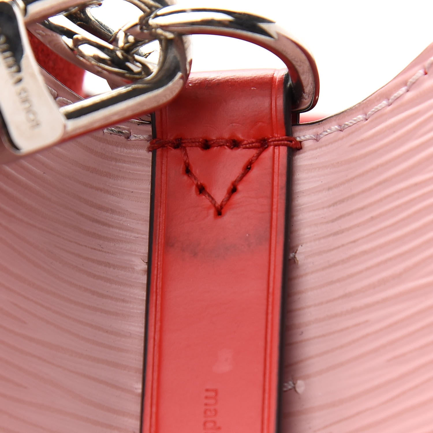 Louis Vuitton Epi NeoNoe BB Rose Ballerine 12 of 13