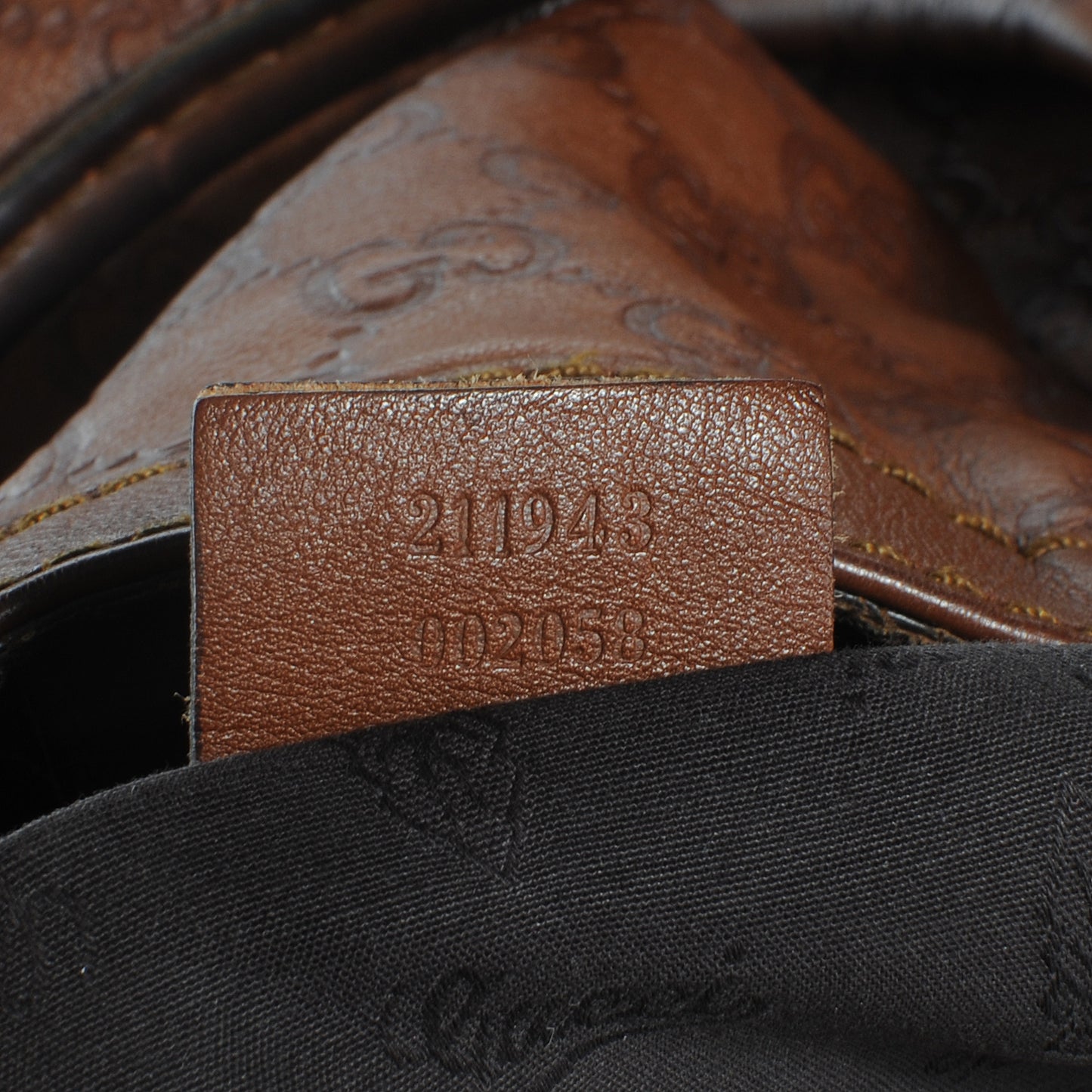 Guccissima Large Sukey Tote Bronze