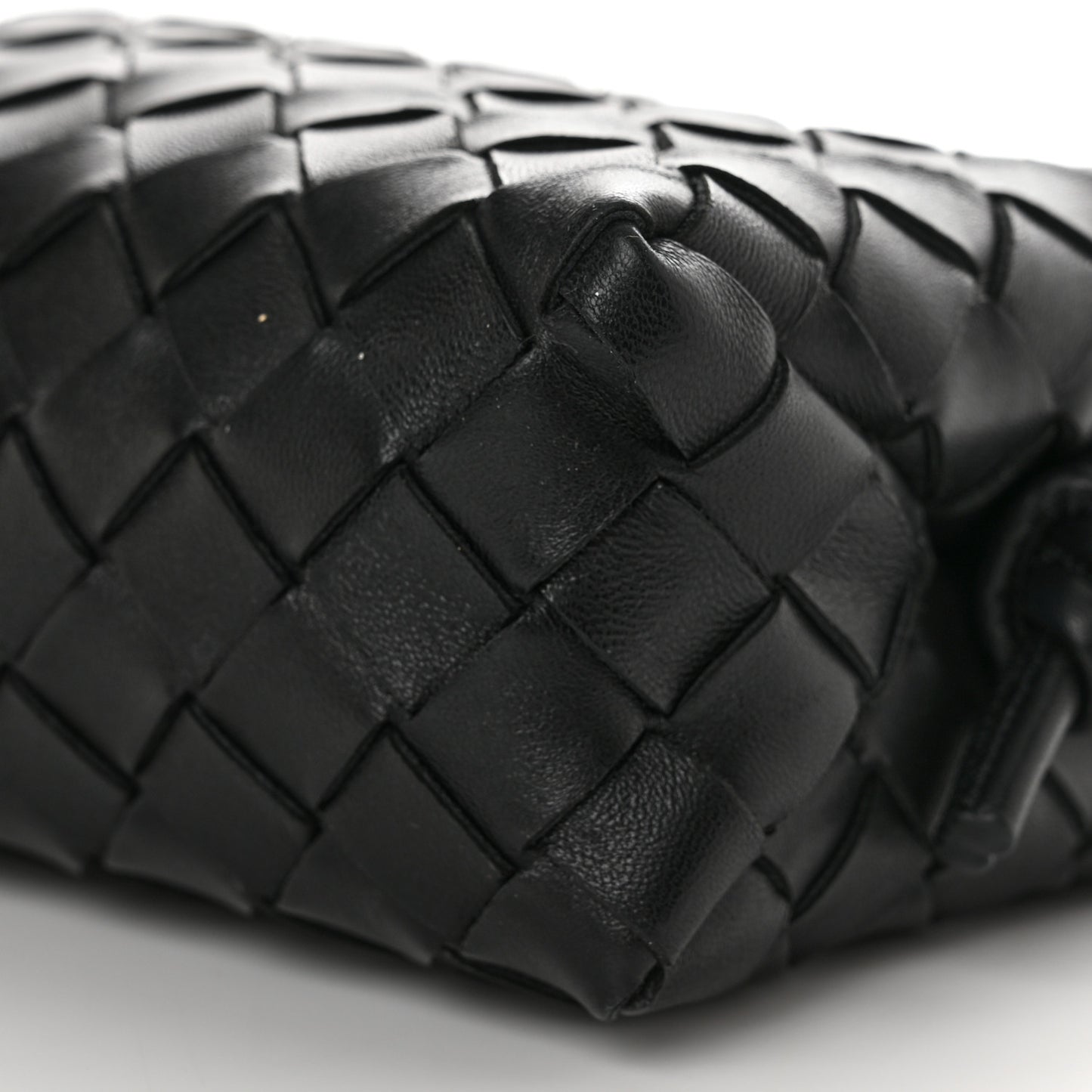 Nappa Intrecciato Mini Loop Camera Bag Black