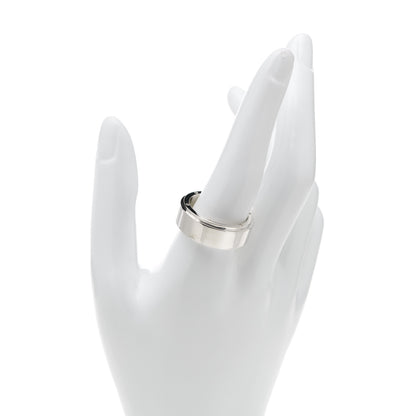 Tiffany Sterling Silver 9mm Metropolis Screw Band Ring 65 11 2 of 4