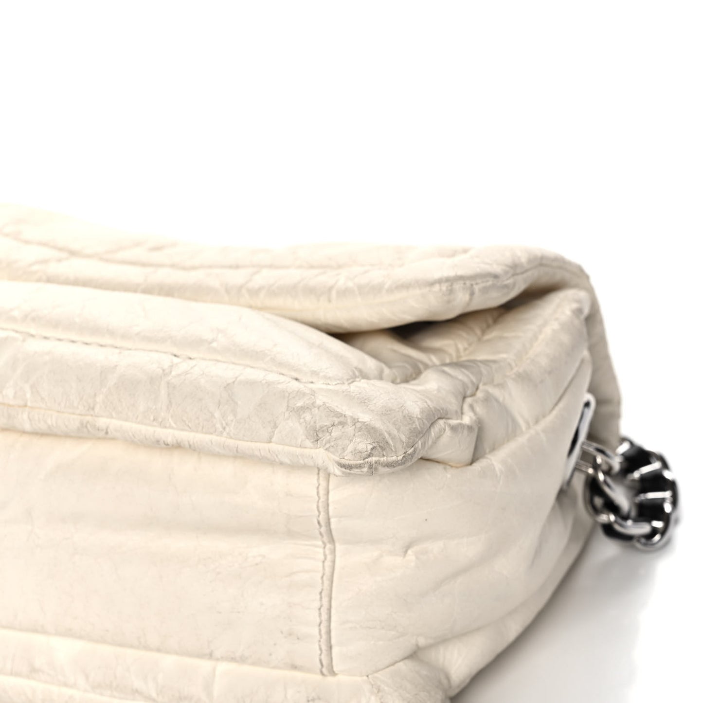 Lambskin The Pillow Bag White