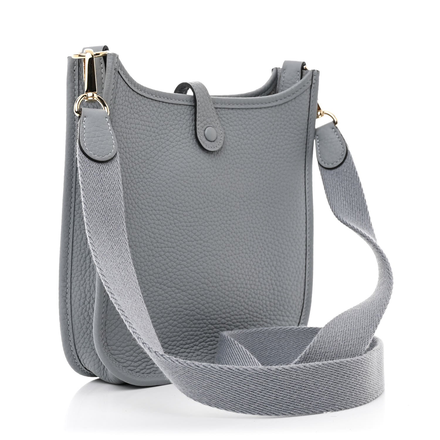 Hermes Taurillon Clemence Evelyne TPM Gris Pantin 1652244