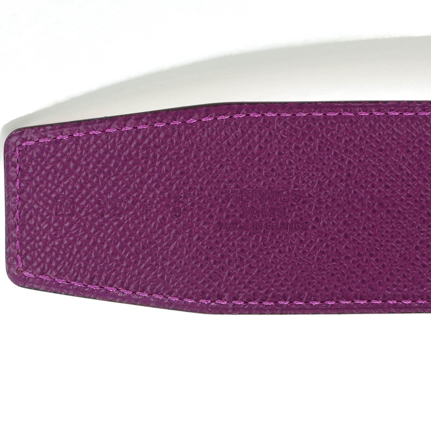 Hermes Epsom Chamonix 42mm Mallions Belt 75 Anemone 5 of 7