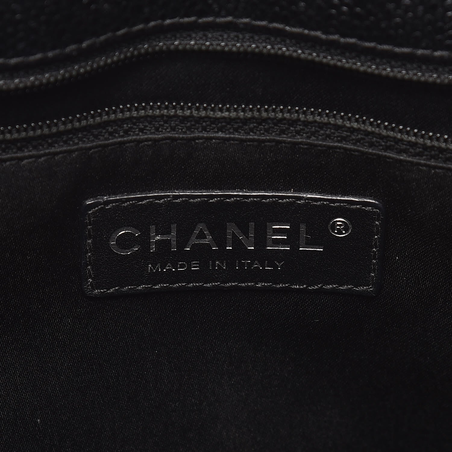 Chanel Caviar Quilted Grand Shopping Tote GST Black 8 of 13