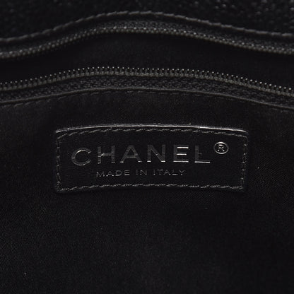 Chanel Caviar Quilted Grand Shopping Tote GST Black 8 of 13