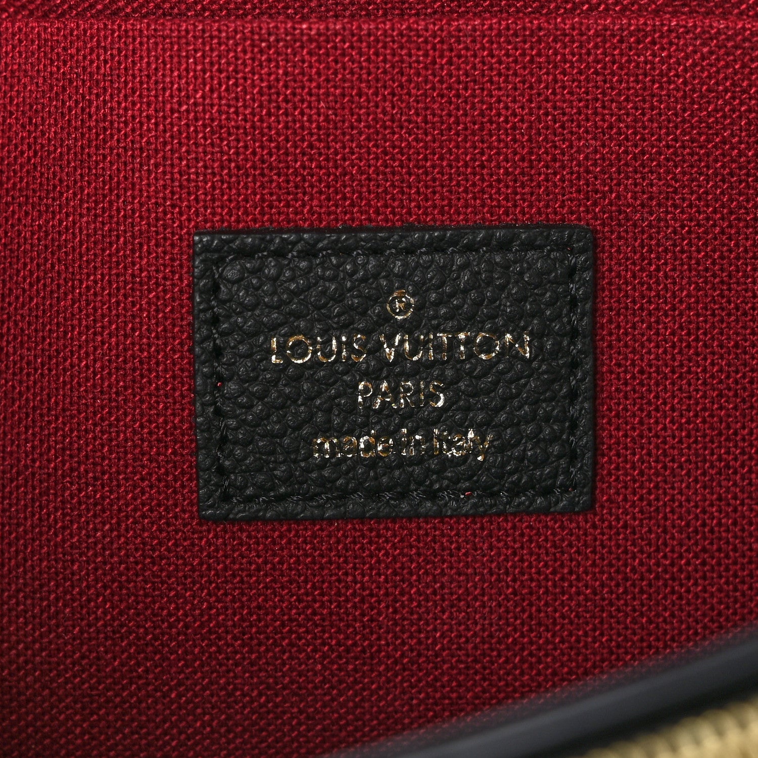 Louis Vuitton Empreinte Monogram Giant Felicie Pochette Black Beige 7 of 10