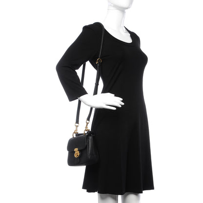 Burberry Trench Calfskin Mini DK88 Top Handle Bag Black 2 of 10