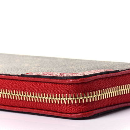 Louis Vuitton Monogram Retiro Zippy Wallet Cherry 9 of 11