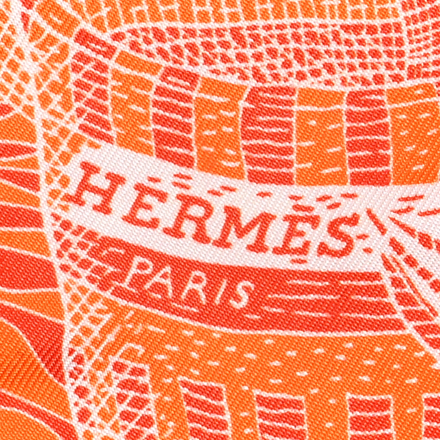 Hermes Silk La Danse Des Amazones Twilly Orange Corail White 3 of 5