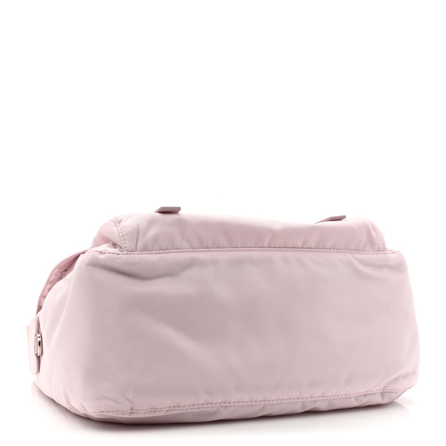 Prada Re-Nylon Vela Saffiano Pocket Double Buckle Messenger Shoulder Bag Alabastro 4 of 10