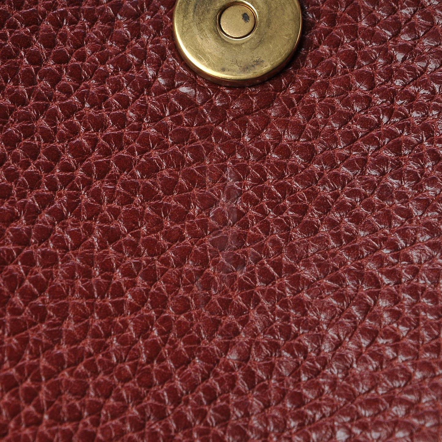 Grained Calfskin Small Hudson Tassel Shoulder Bag Sienna Red