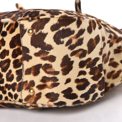 Prada Calf Hair Leopard Print Frame Bag 9 of 9