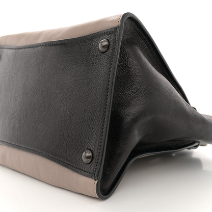 Prada Glace Calfskin Sound Tote Bag Pomice Black 9 of 13