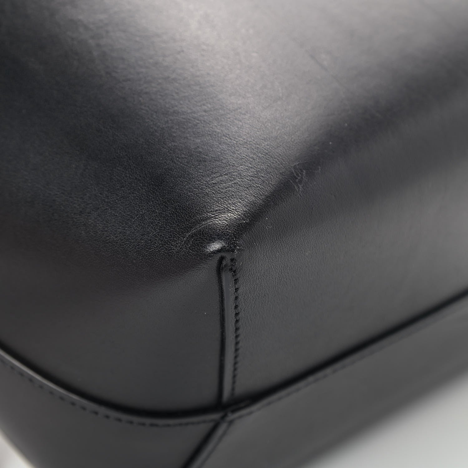 Mansur Gavriel Calfskin Mini Bucket Bag Black Ballerina 9 of 14