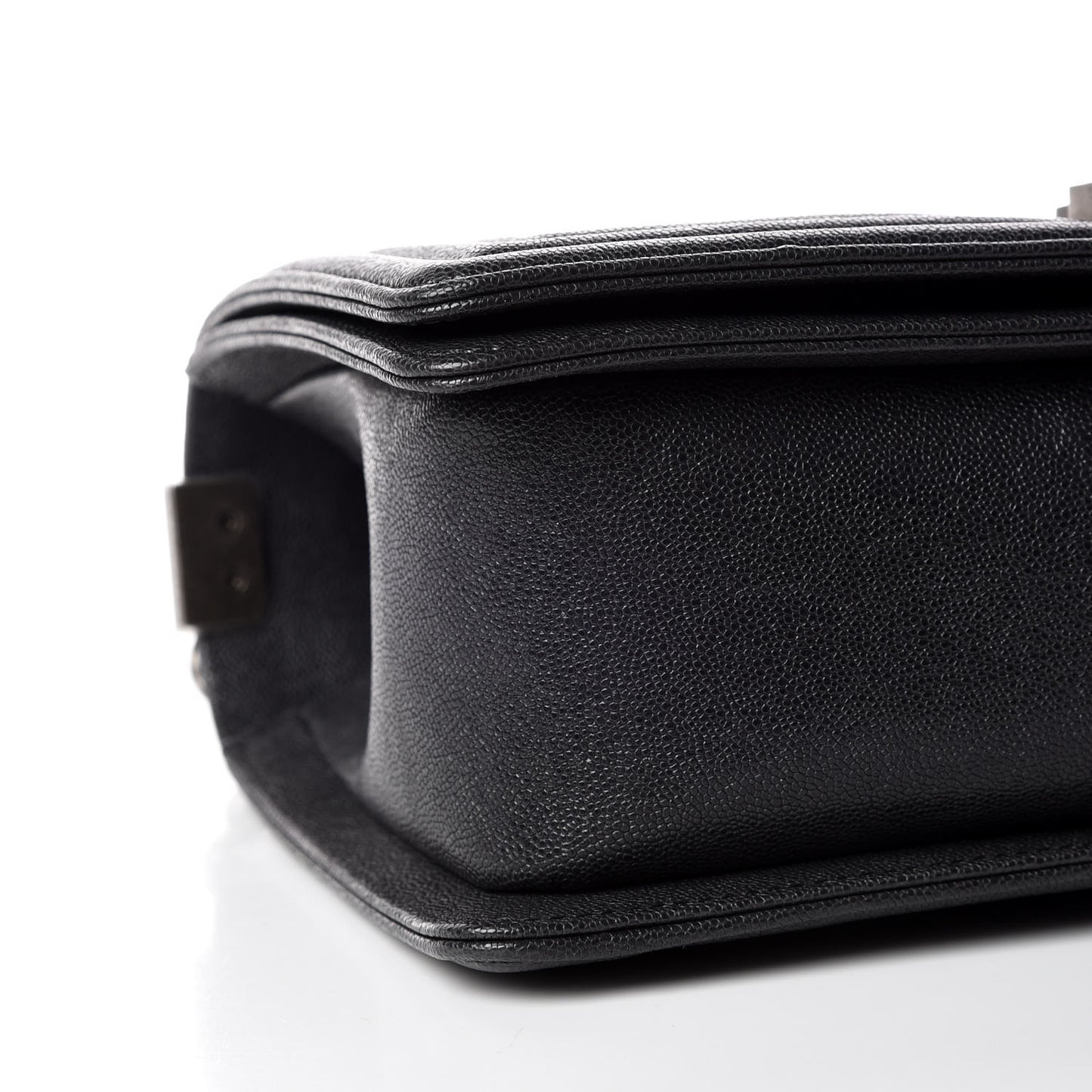 Caviar Quilted Medium Boy Flap Charcoal