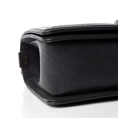 Chanel Caviar Quilted Medium Boy Flap Charcoal 5 of 9
